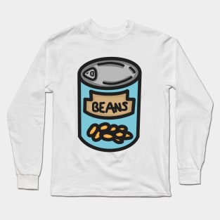 beans (orange) Long Sleeve T-Shirt